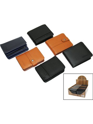Tuğraçelik Mkm Man Design Suni Deri Cüzdan (02-90-65)- 30'li Paket