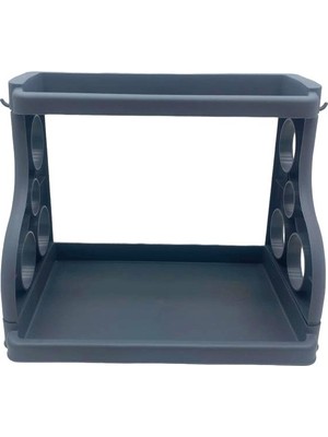 Tuğraçelik Elegance K-629 Gri Mutfak Tezgah Üstü Düzenleyici Organizer