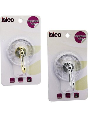 Tuğraçelik Ibico İ17-015 Tekli Gold & Gümüş Krom Görünüm Plastik Askı 3kg- 12'li Paket