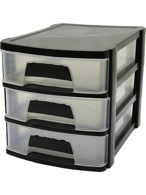 Tuğraçelik Super-Bag ASR-2053 Tonton No:2 3 Katlı Çekmece (18.5X27X20CM)