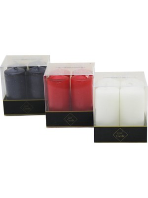 Tuğraçelik Gül Candle GL-212 Renkli Takoz Mum 4'lü- 36'li Paket