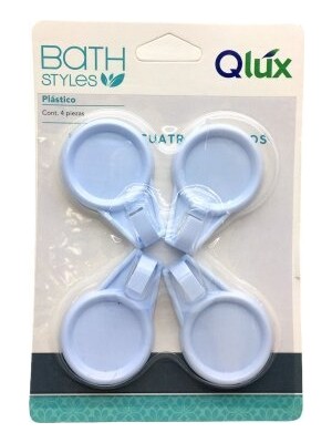 Tuğraçelik Qlux L-00153 Efor Yuvarlak Yapışkan Askı 4'lü Set- 25'li Paket