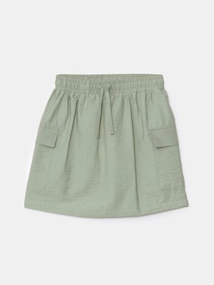 Lc Waikiki Yeni Sezon Beli Lastikli Kız Çocuk Kargo Etek