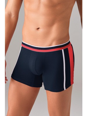 Doreanse Erkek Modal Çift Renkli Torbalı Normal Paça Boxer 1713 - Kırmızı