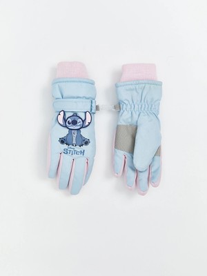 Lc Waikiki Yeni Sezon Stitch Baskılı Kız Çocuk Kar Eldiveni