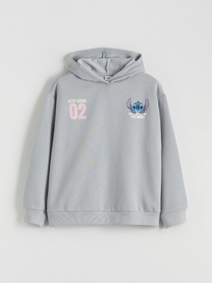 Lc Waikiki Yeni Sezon Stitch Baskılı Kız Çocuk Kalın Sweatshirt