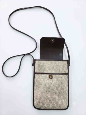Ose Maxi Paris Telefon Çantası Hasır Desenli