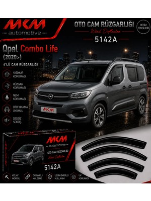 Mkm Opel Combo Life 4'lü Mugen Cam Rüzgarlığı