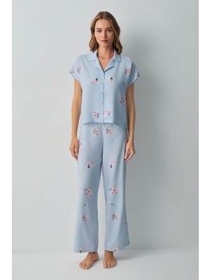 Suwen Bliss Gömlek Yaka Pijama Takımı