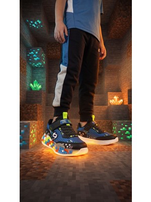 İmershoes Günlük Unisex Çocuk Spor Ayakkabı Sneaker Cırtlı Rahat Hafif Konforlu Dayanıklı 03