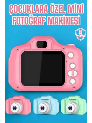Sungur's Store Çocuk Kamerası Dijital 1080P Hd Kaliteli Mini Fotoğraf Makinesi Profesyonel