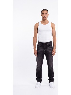 Machinist Erkek Regular Fit Jean Pantolon Siyah