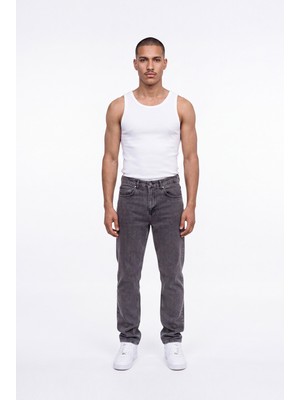 Machinist Erkek Regular Fit Jean Pantolon Duman Gri