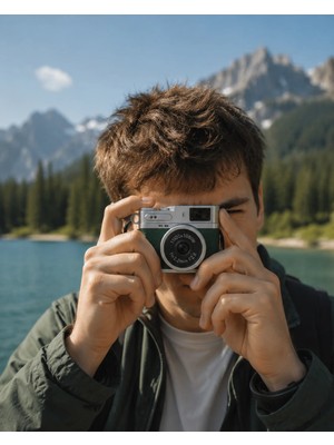 Sungur's Store 1080P Hd Mini Dijital Kamera IPS Ekranlı Taşınabilir Fotoğraf Makinesi