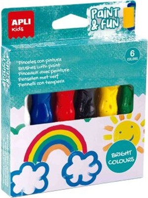 Apli Fırça Kalem 13ML 6 Renk