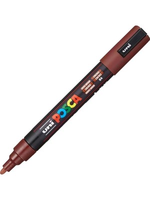 Uni-Ball Uni Posca 1.8-2.5 Su Bazlı Boyama Markörü Kakao Kahve N Pc-5m Kakao Kahve (N)