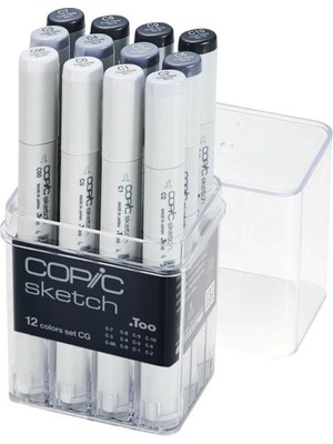 Copic Sketch Marker Seti 12LI Cool Grey Tones 21 075 151