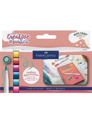Faber-Castell Goldfaber Creative Markör 1.5mm 6 Renk Holiday Vibes 161013