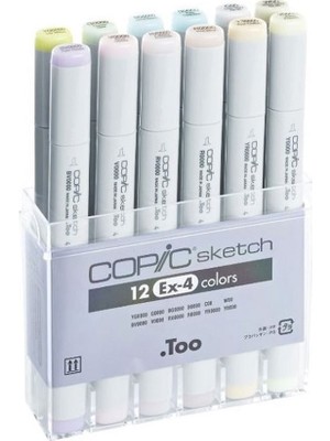 Copic Sketch Marker Seti 12 Renk Ex-4 21-075-412