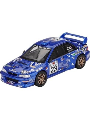 Sunrich MGT01078-L Mını Gt 1/64 Subaru Impreza WRC99 Acropolis Rally 2000#23 (Sol Sap) Bitmiş Ürün
