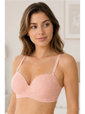 Parlingerie Dantelli Lotus Straplez Sütyen Desteksiz