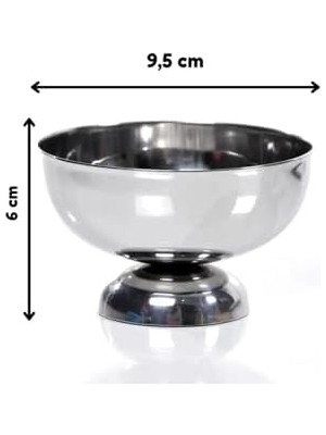 Çelik Pilav ve Helva Kalıbı, Yuvarlak, 2'li Set, Büyük 11 cm ve Orta 9.5 cm