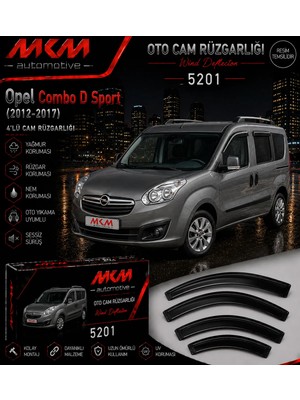 Mkm Opel Combo D Sport 4'lü Mugen Cam Rüzgarlık Seti