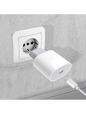 TeknoKapsül 20 Watt Type-C Pd Hızlı Şarj Başlık Adaptör - Yerli Üretim - Türkiye'de Üretilmiştir