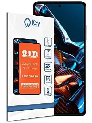 TeknoKapsül Xiaomi Poco X5 Pro 5g Tam Kaplayan 21D Temperli Ekran Koruyucu Cam
