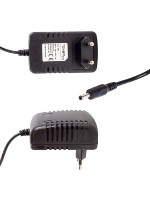 TeknoKapsül 18 Volt - 1 Amper 3.5 * 1.35 mm Uçlu Plasti̇k Kasa Pri̇z Ti̇pi̇ Adaptör