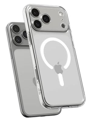 TeknoKapsül Crystal Sert Mika Magsafe Özellikli Şeffaf Premium Kılıf, iPhone 17 Pro Max ile Uyumlu
