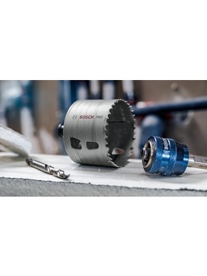 TeknoKapsül 1x Pro Multi Material Power Change Plus Delik Açma Testeresi (Yumuşak Ahşap, Alçıpan, Ø 140 Mm, Professional Aksesuar Döner Matkap/vidalamalar, Darbeli Matkap/vidalama)