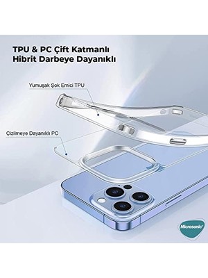 TeknoKapsül Apple iPhone 14 Pro Max Için Kılıf Heavy Drop Şeffaf [iphone 14 Pro Max ile Uyumlu Kılıf - Şeffaf]