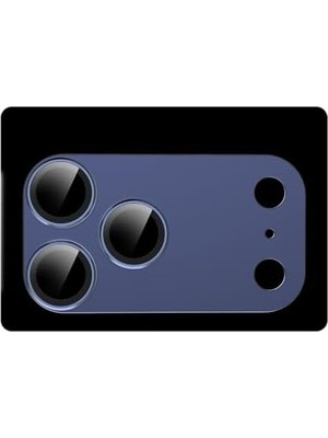 TeknoKapsül Senon Apple iPhone 17 Pro Zore Cl-20 Kamera Lens Koruyucu (Lacivert)