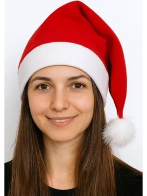 TeknoKapsül Yılbaşı Şapkası, Kadife Kürklü, Uzun Tüylü, Noel Baba, Cadılar Bayramı, Parti,süs
