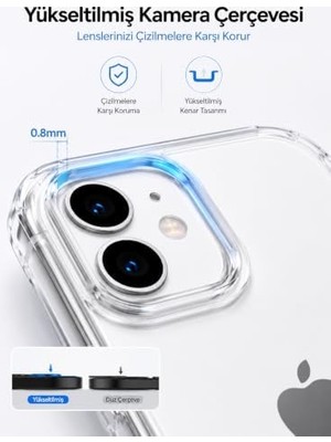 TeknoKapsül iPhone 11 ile Uyumlu Magsafe Manyetikli Şarj Kılıfı, Kauçuk, Çizilmeye Dayanıklı, Modern Tasarım