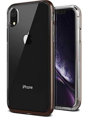 TeknoKapsül VRS93966 iPhone Xr Crystal Bumper Kılıf, Brown