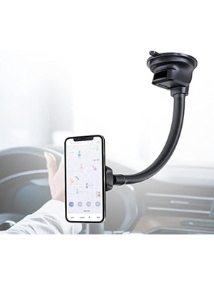 TeknoKapsül Simex Telefon Tutucu Vantuzlu Miknatisli ST-202 Aqua Siyah
