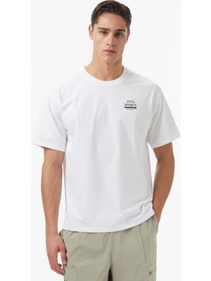 Anta Beach Party Erkek Beyaz T-Shirt