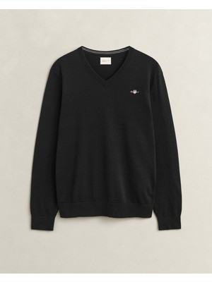 Gant Erkek Siyah V Yaka Kazak 8030762.5