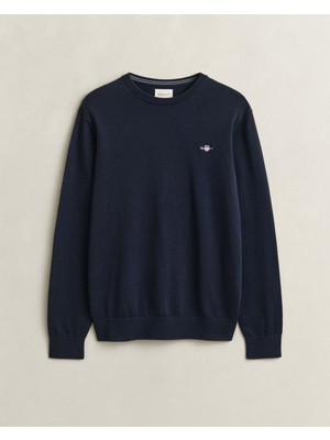 Gant Erkek Lacivert Regular Fit Kazak 8030761.433