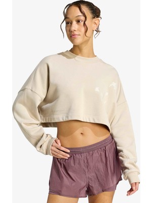 Adidas ADI365 Kadın Bej Sweatshirt