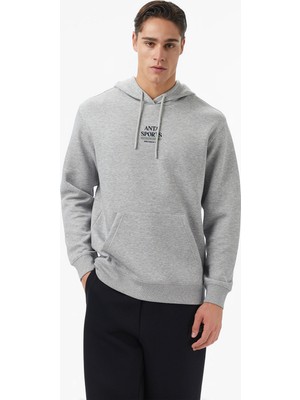 Anta Beach Party Erkek Gri Sweatshirt
