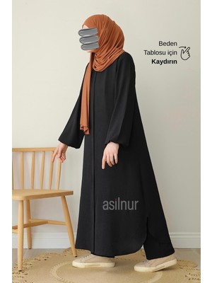 Asilnur Kevser Bayan Umre Ikili Takımı Siyah