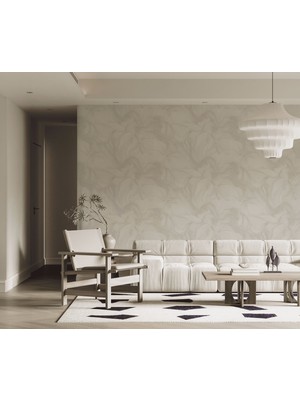 Alisson Fashion Italy Krem Duvar Kağıdı 16,5 M² Nonwoven Rulo