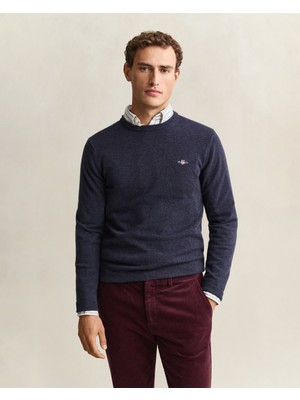 Gant Erkek Lacivert Bisiklet Yaka Kazak 87311.480