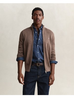 Gant Erkek Kahverengi Yarım Fermuarlı Hırka 8030164.294