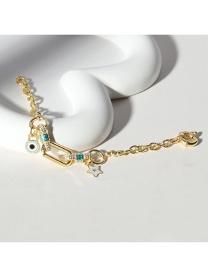 Eva Pırlanta Shine Bileklik 718545 Gold