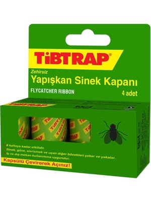 Skygo Tibtrap Yapışkan Sinek Kapanı 4 Lü