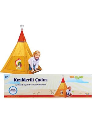 TeknoKapsül 1008704 Sun-Ipl-Wcm-Çadır Kızılderili 100X100X135CM